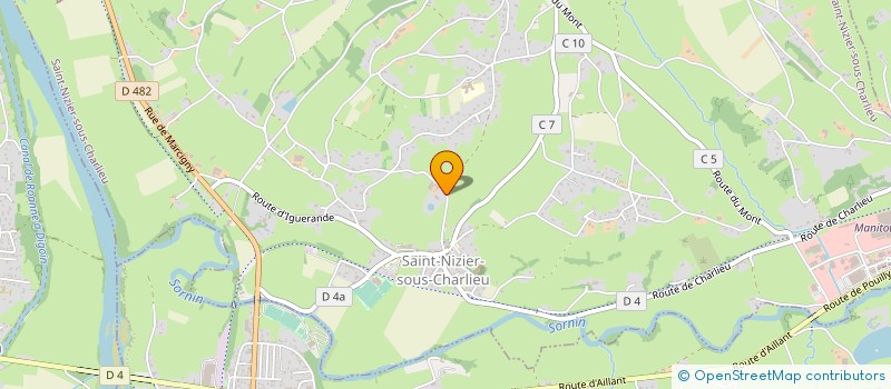 localisation de l'entreprise CAPERNAUM  SAINT-NIZIER-SOUS-CHARLIEU