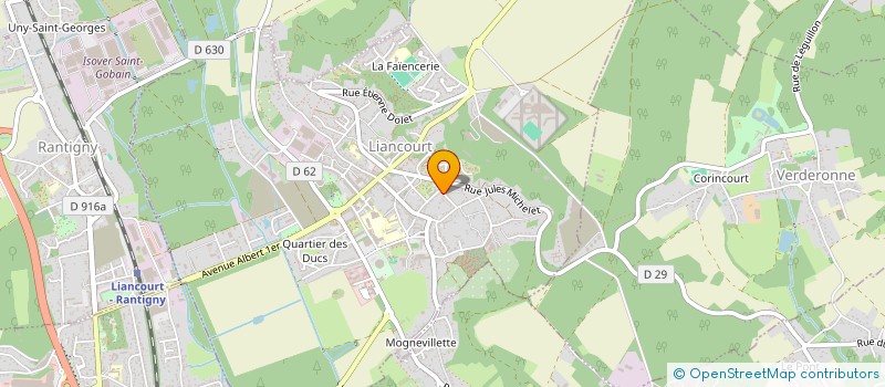 localisation de l'entreprise CAPES-STEN  LIANCOURT