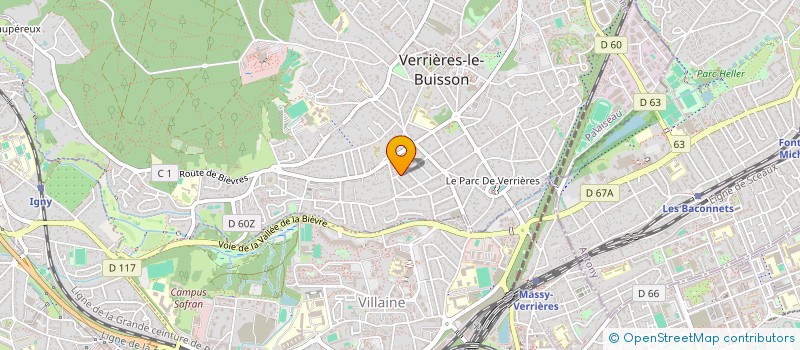 localisation de l'entreprise CAPET FOREVER à VERRIERES-LE-BUISSON