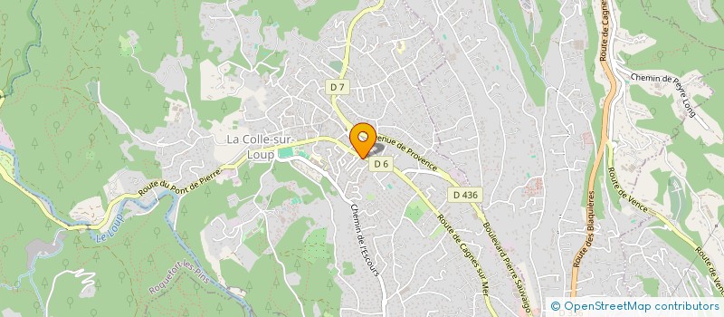 localisation de l'entreprise CAPETI  LA COLLE-SUR-LOUP