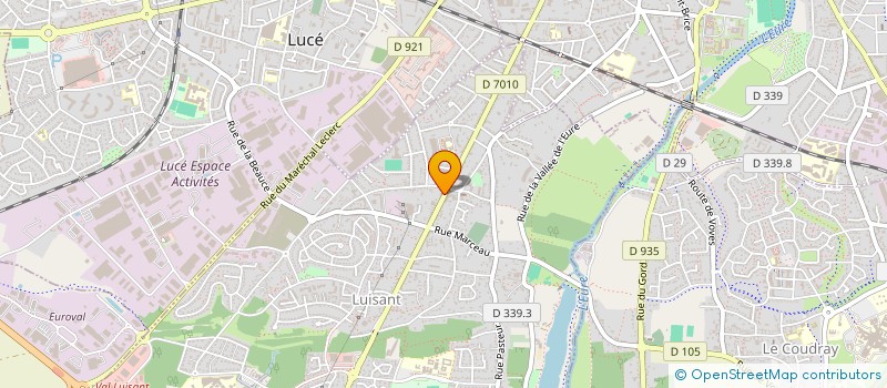 localisation de l'entreprise CAPEVE à LUISANT