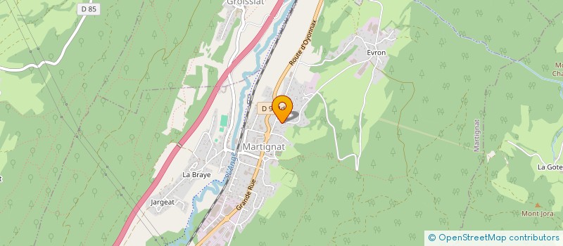 localisation de l'entreprise CAPEVO ACADEMY  MARTIGNAT