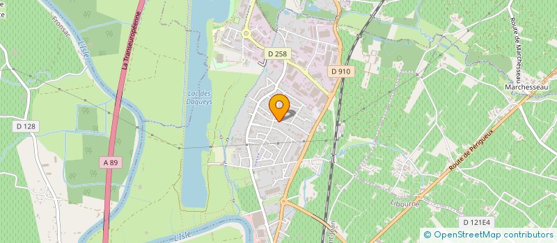 localisation de l'entreprise CAPEX à LIBOURNE