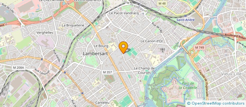 localisation de l'entreprise CAPEX FINANCE à LAMBERSART
