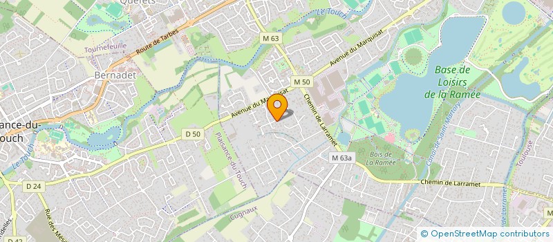 localisation de l'entreprise CAPEX TWO à TOULOUSE