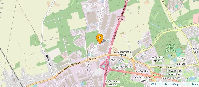 localisation de l'entreprise CAPEXHO BLOIS à SARAN