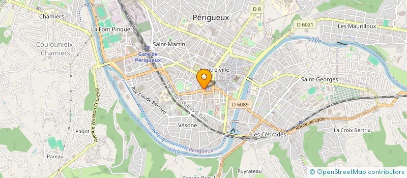 localisation de l'entreprise CAPEXHO PERIGUEUX CENTRE à PERIGUEUX
