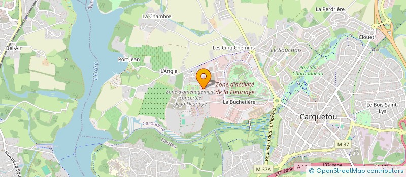localisation de l'entreprise CAPEXIA ATLANTIQUE à CARQUEFOU