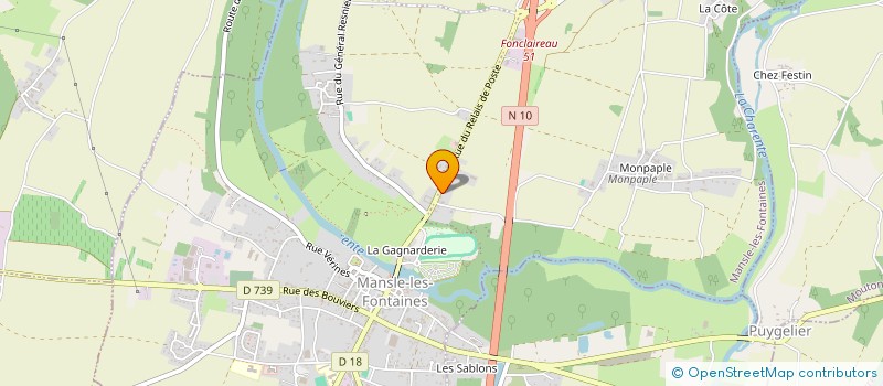 localisation de l'entreprise CAPFAM INVEST à MANSLE-LES-FONTAINES