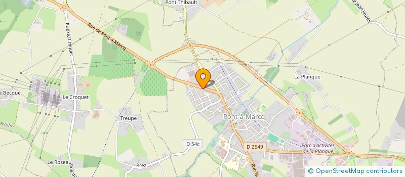 localisation de l'entreprise CAPFILEASE à PONT-A-MARCQ