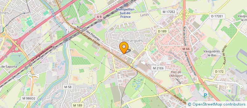 localisation de l'entreprise CAPFINANCES 34 à LATTES