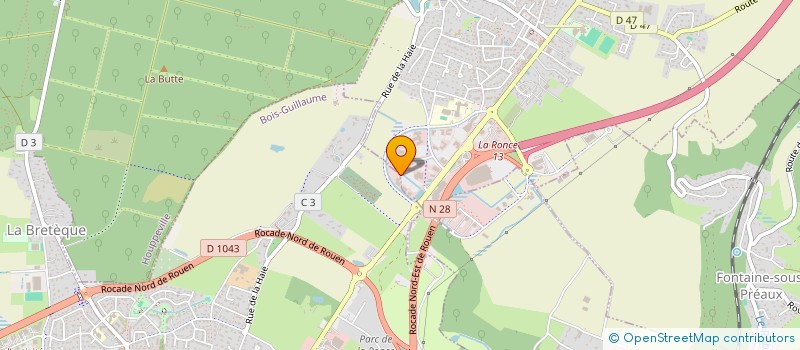 localisation de l'entreprise CAPFINANCES 78 à BOIS-GUILLAUME