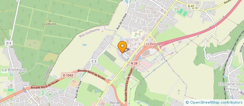 localisation de l'entreprise CAPFINANCES ATTENTE  BOIS-GUILLAUME