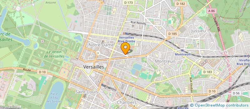 localisation de l'entreprise CAPFIT  VERSAILLES
