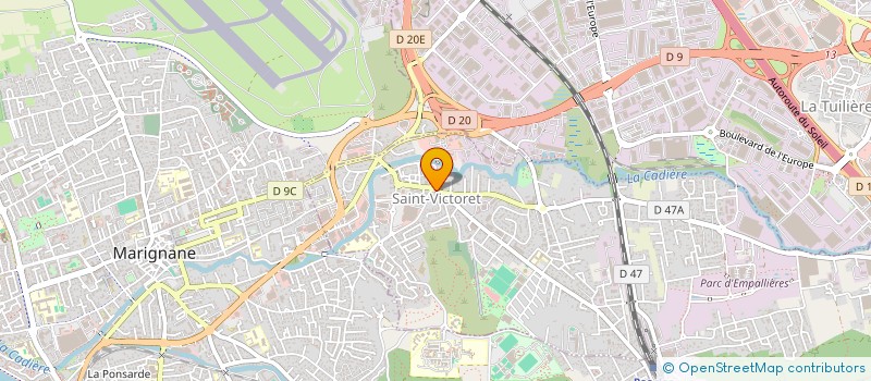localisation de l'entreprise CAPFITEC SUD à SAINT-VICTORET
