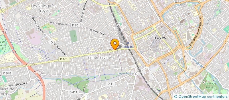 localisation de l'entreprise CAPFIX  SAINTE SAVINE