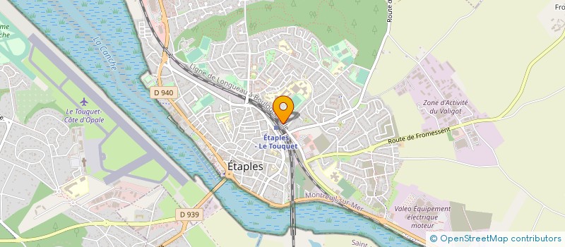 localisation de l'entreprise CAPFOR à ETAPLES