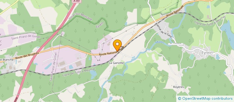 localisation de l'entreprise CAPG ESTATES à EYREIN