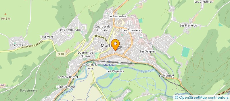 localisation de l'entreprise CAPGAUT à MORTEAU