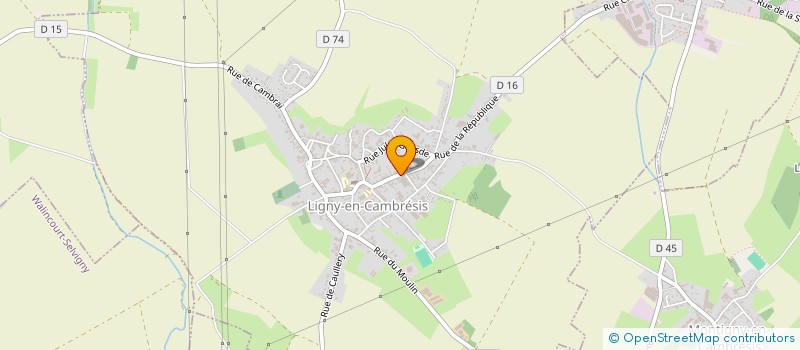 localisation de l'entreprise CAPGAZ à LIGNY-EN-CAMBRESIS