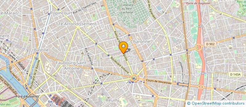 localisation de l'entreprise CAPGEO & ASSOCIES à PARIS