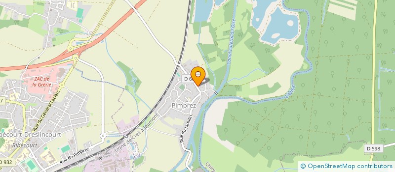 localisation de l'entreprise CAPGEST DEVELOPPEMENT  PIMPREZ