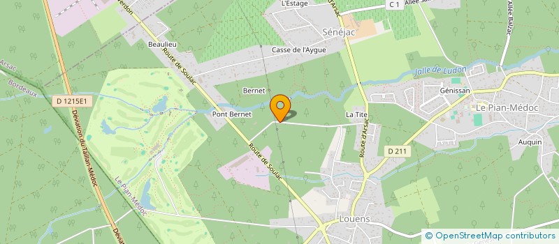 localisation de l'entreprise CAPH  LE PIAN-MEDOC