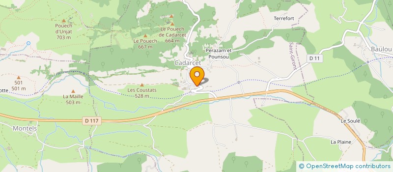 localisation de l'entreprise CAPHELIOS à ALLIERES