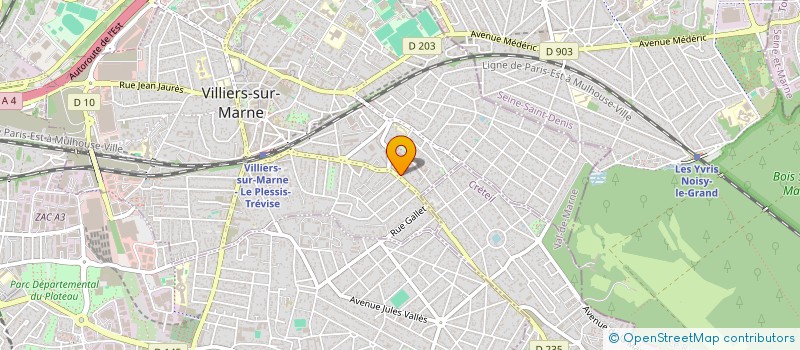 localisation de l'entreprise CAPHENNEBONT à VILLIERS-SUR-MARNE