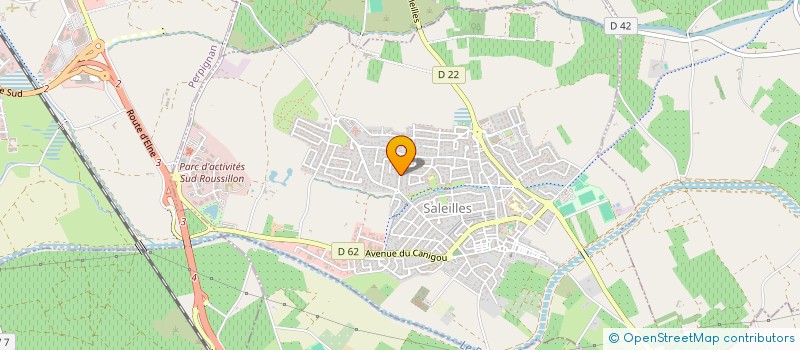 localisation de l'entreprise CAPHER à SALEILLES