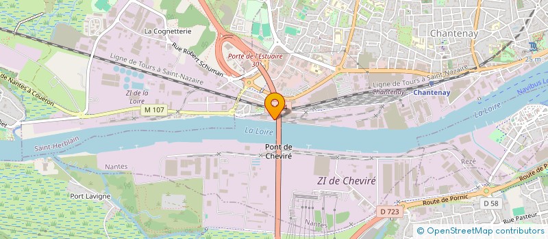 localisation de l'entreprise CAPHI à NANTES