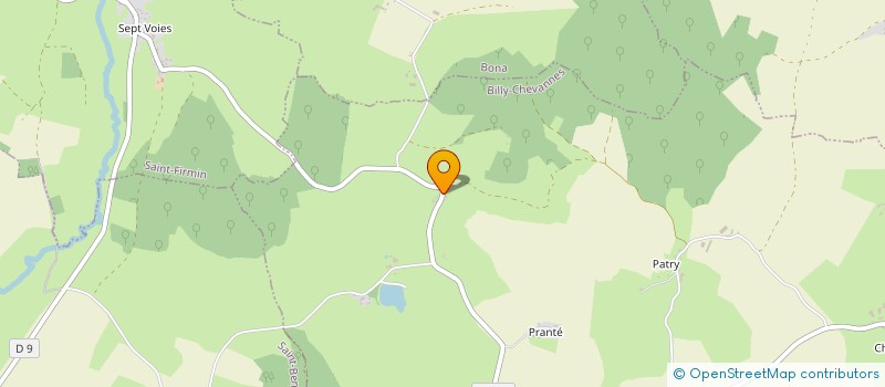 localisation de l'entreprise CAPHI  BILLY-CHEVANNES