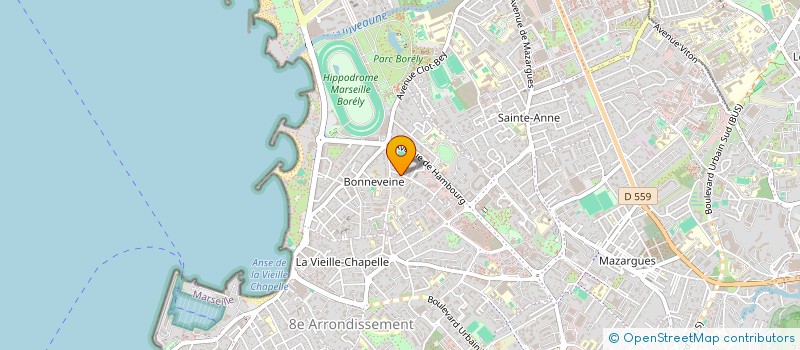 localisation de l'entreprise CAPHIMMO à MARSEILLE