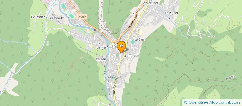localisation de l'entreprise CAPHOM74 à THONES