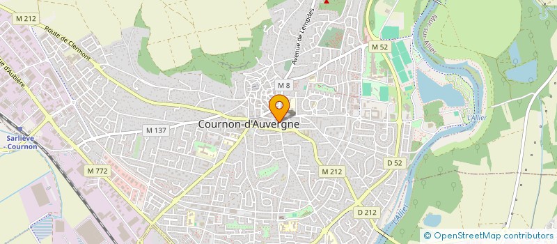 localisation de l'entreprise CAPI  COURNON-D'AUVERGNE