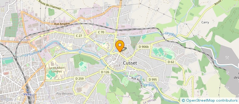 localisation de l'entreprise CAPI à CUSSET