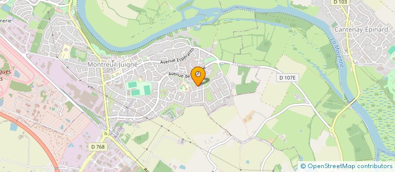 localisation de l'entreprise CAPI  MONTREUIL-JUIGNE