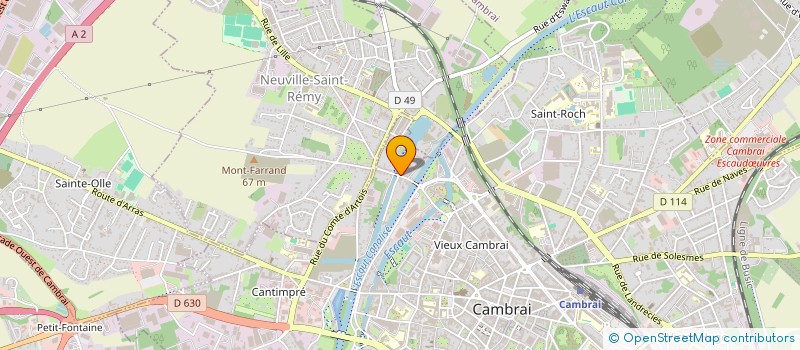 localisation de l'entreprise CAPI à CAMBRAI