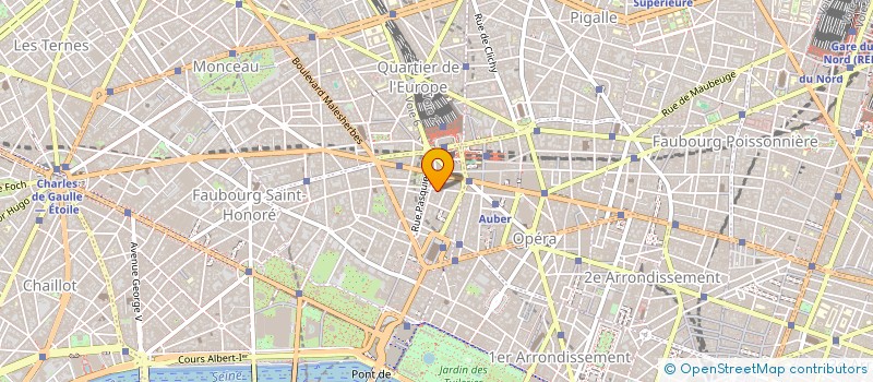 localisation de l'entreprise CAPI (CENT ACHATS PROD INDUST) EXPORT  PARIS