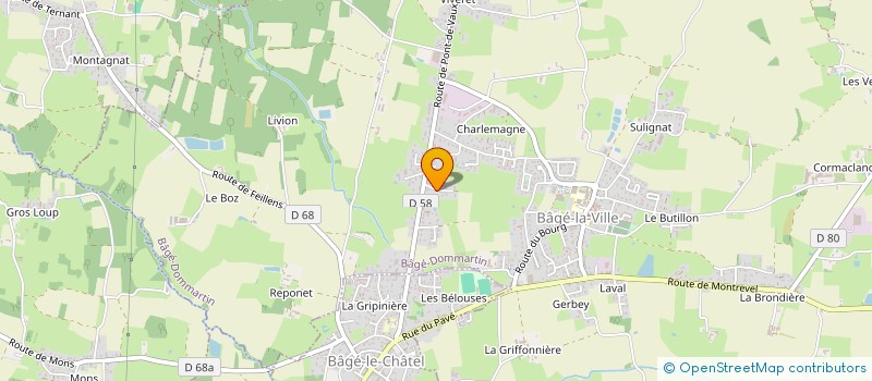 localisation de l'entreprise CAPI DEVELOPPEMENT à BAGE-DOMMARTIN