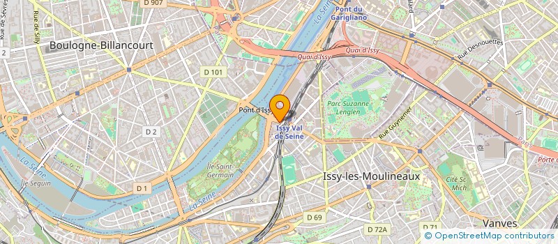 localisation de l'entreprise CAPI IMMO à ISSY-LES-MOULINEAUX
