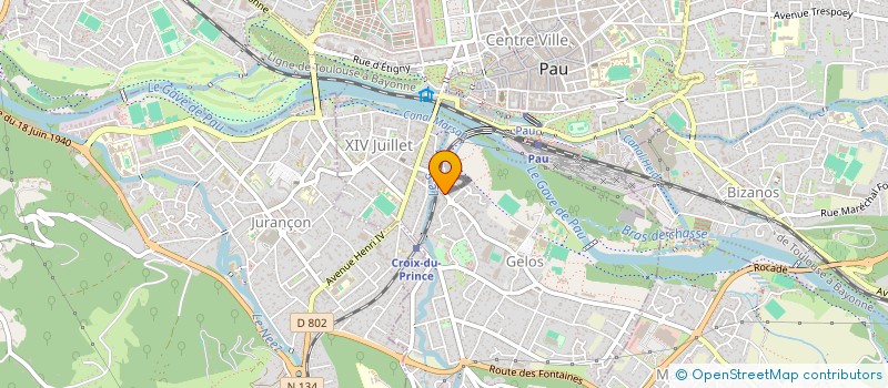 localisation de l'entreprise CAPI-IMMOBILIER  GELOS