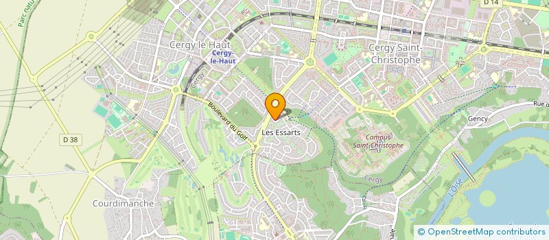 localisation de l'entreprise CAPI JKL  CERGY