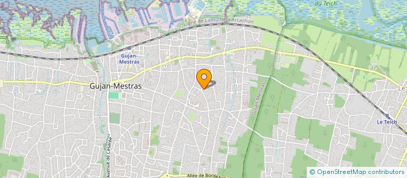 localisation de l'entreprise CAPI PATRIMOINE  GUJAN MESTRAS