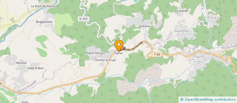 localisation de l'entreprise CAPI ROSSI COIFFURE à CAURO