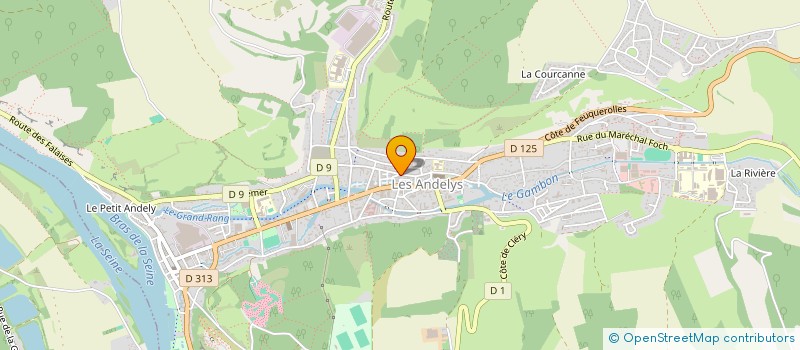 localisation de l'entreprise CAPI SPORTS  LES ANDELYS