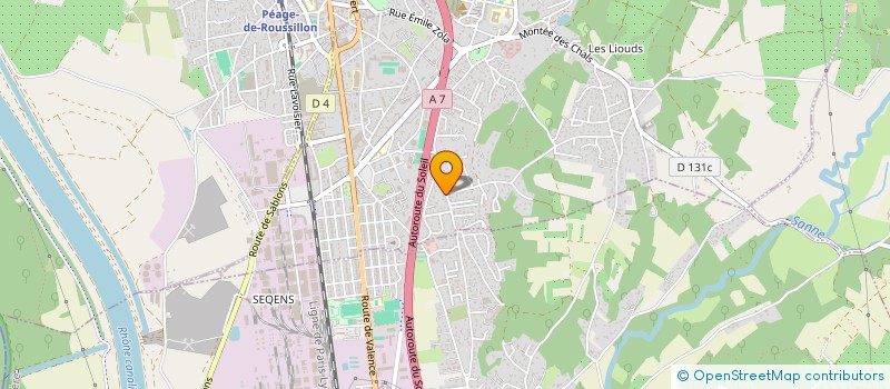 localisation de l'entreprise CAPIAN  CHANAS