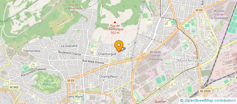 localisation de l'entreprise CAPICALE  CLERMONT-FERRAND