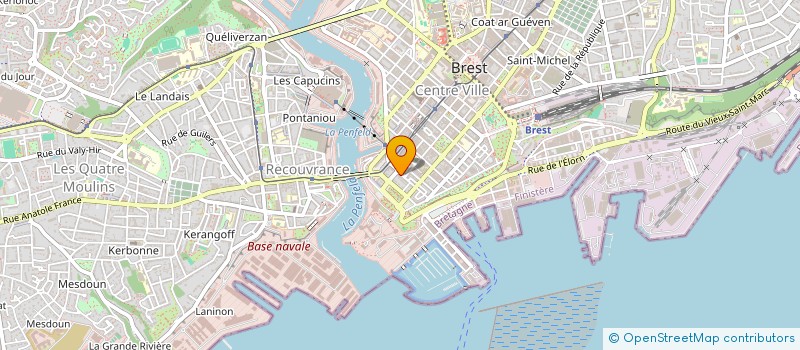 localisation de l'entreprise CAPICCIOLA  BREST