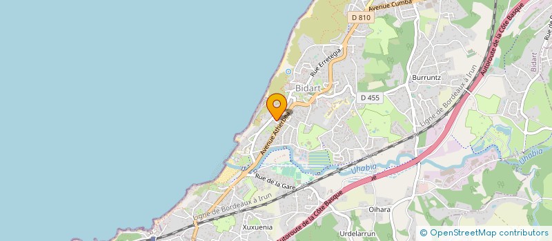 localisation de l'entreprise CAPICONSULT à BIDART